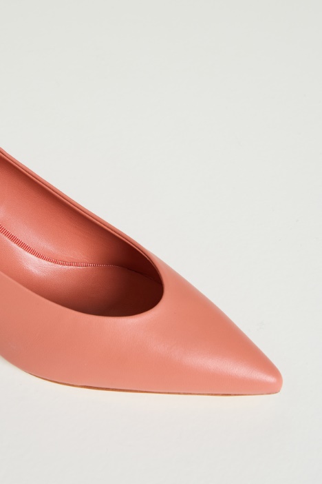 Décolleté in pelle