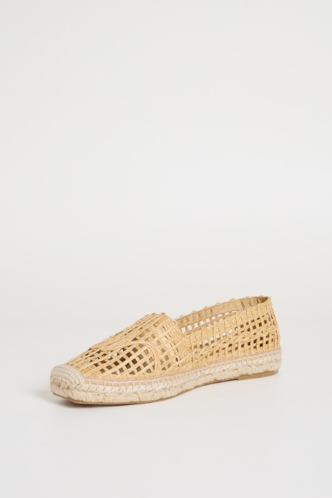Espadrillas effetto rafia
