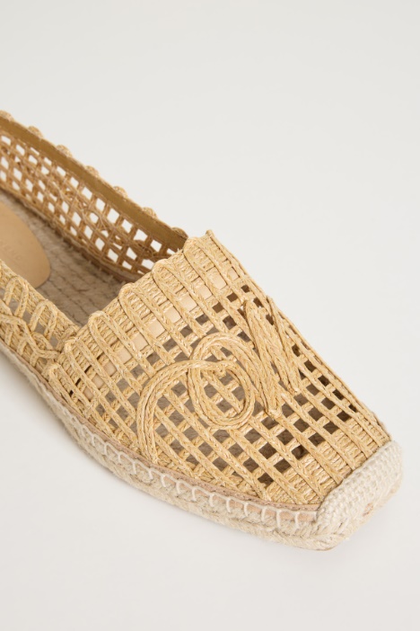Espadrillas effetto rafia