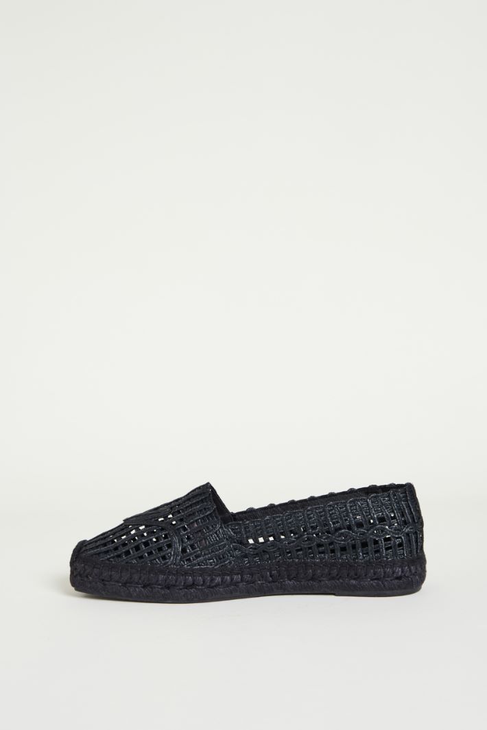 Raffia-effect espadrilles Intrend - 3
