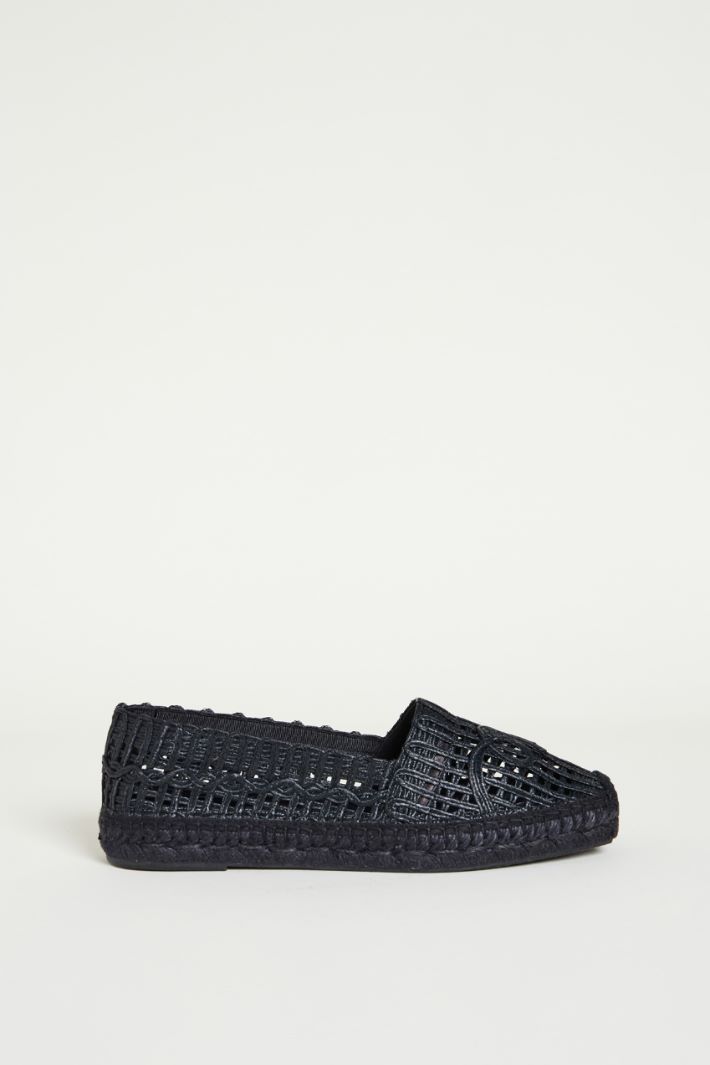 Raffia-effect espadrilles Intrend