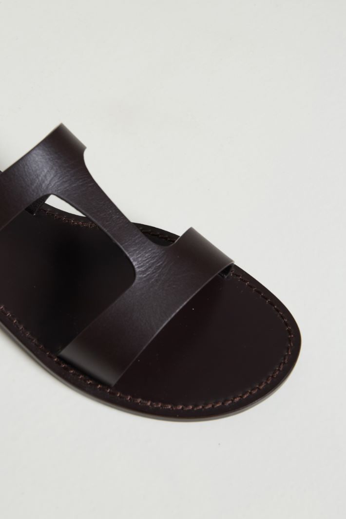 Lace-up leather sandals Intrend - 4