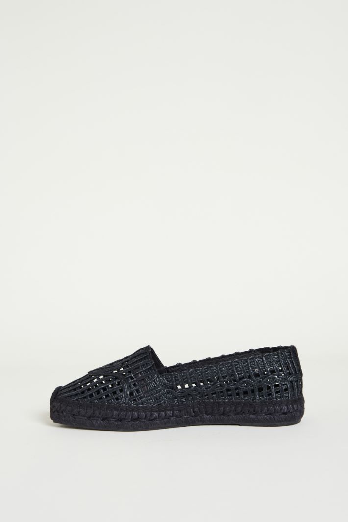 Raffia-effect espadrilles Intrend - 3