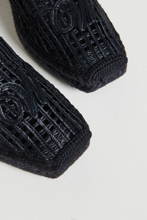 Espadrillas effetto rafia