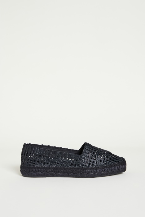 Raffia-effect espadrilles Intrend