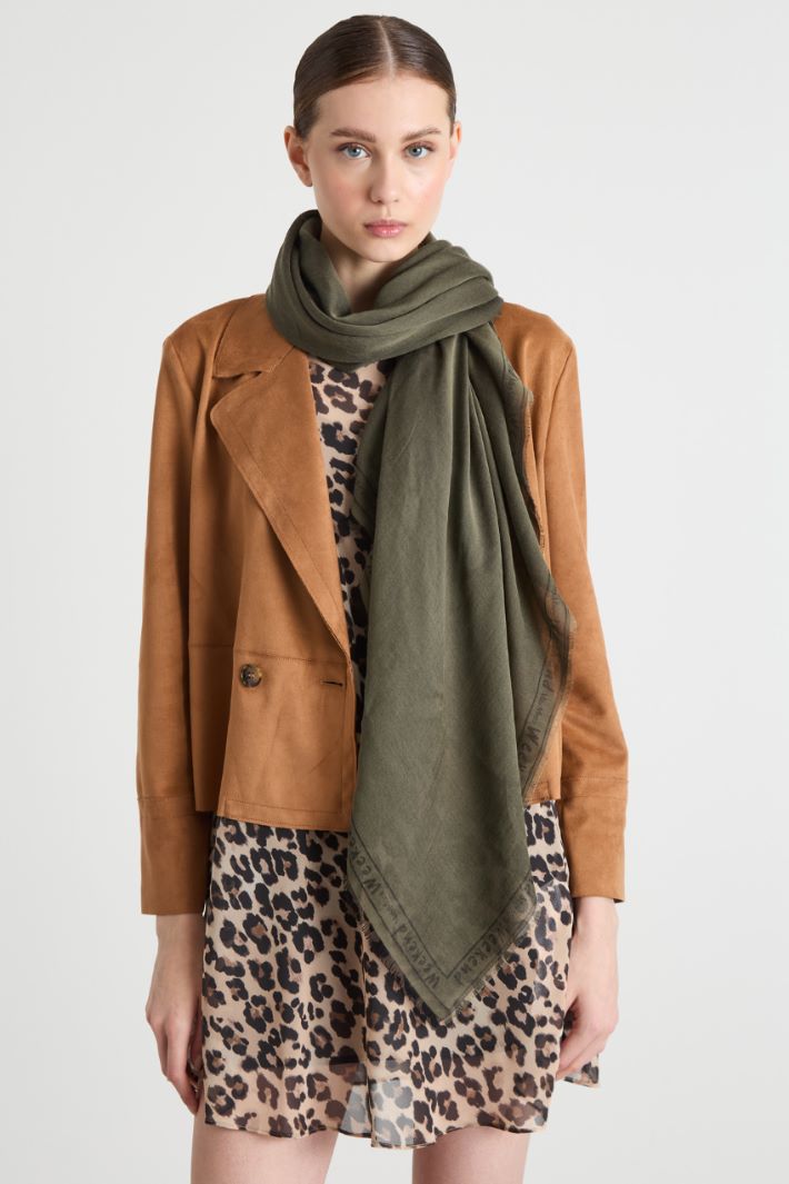 Oversized square scarf Intrend - 2