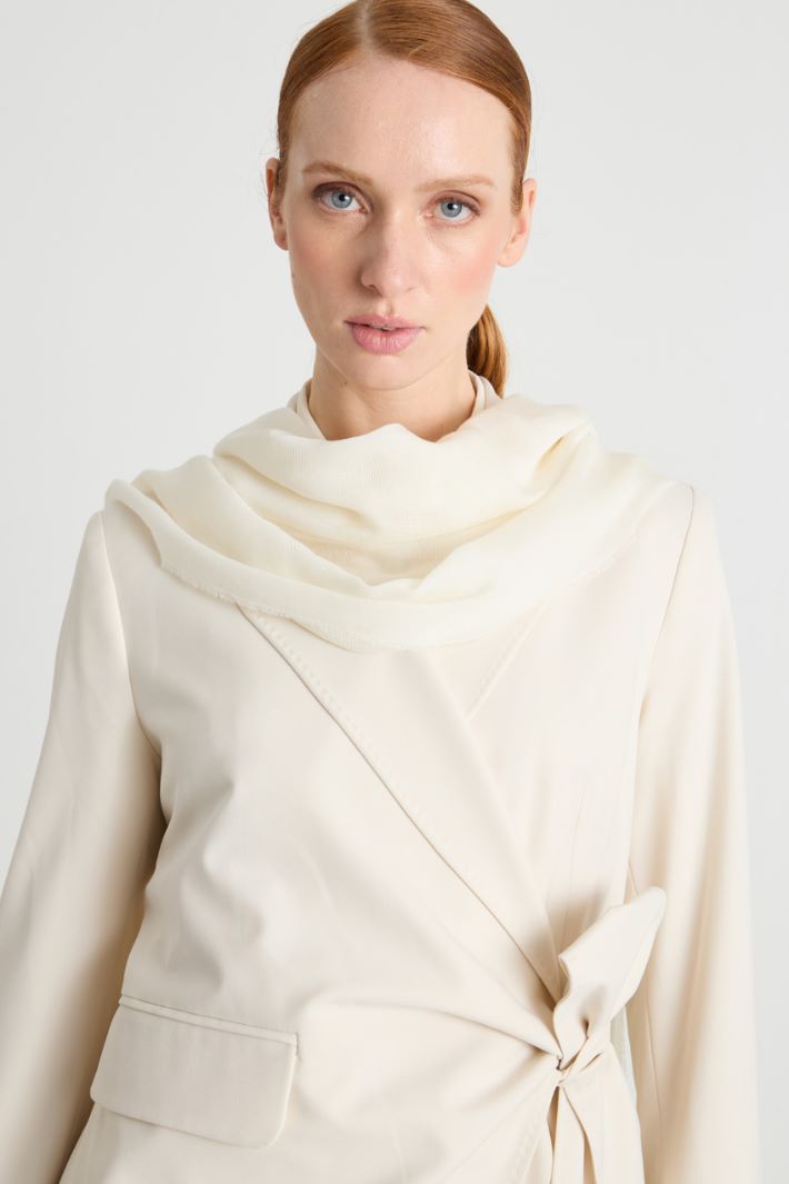 Oversized Fringed Stole Intrend - 2