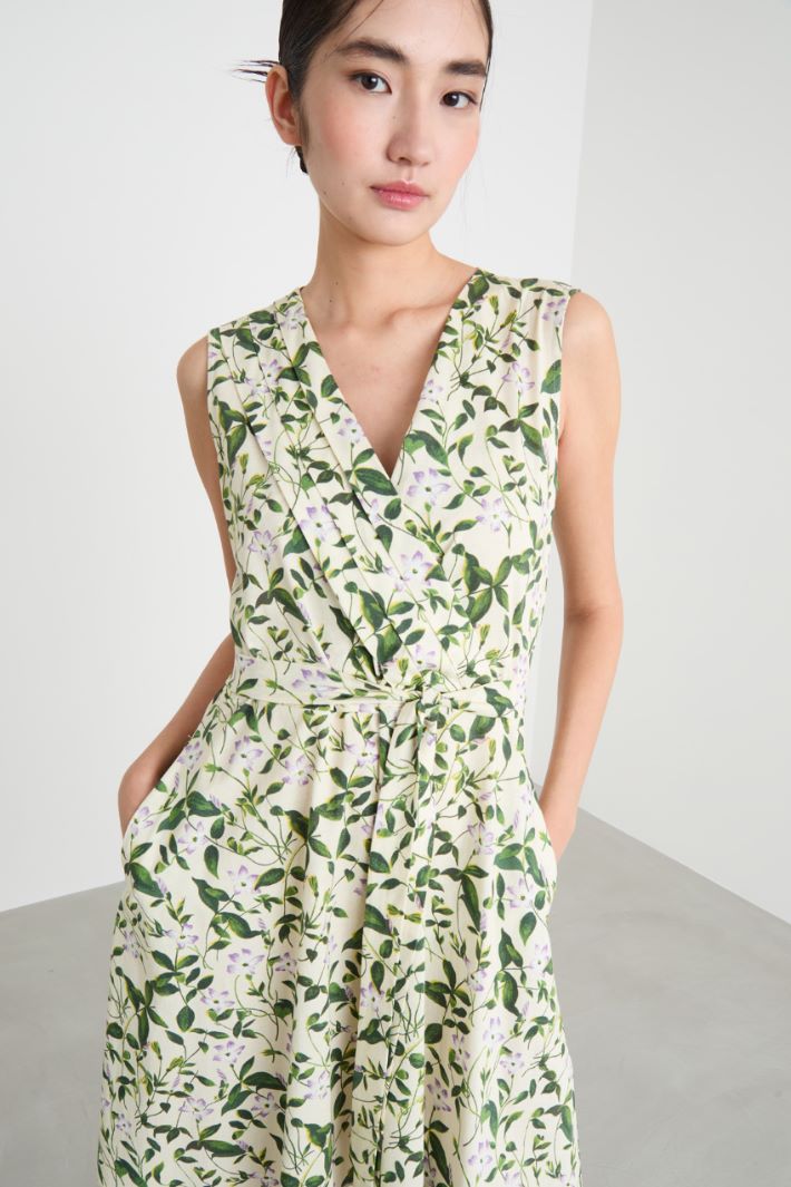 Short printed jersey dress Intrend - 3