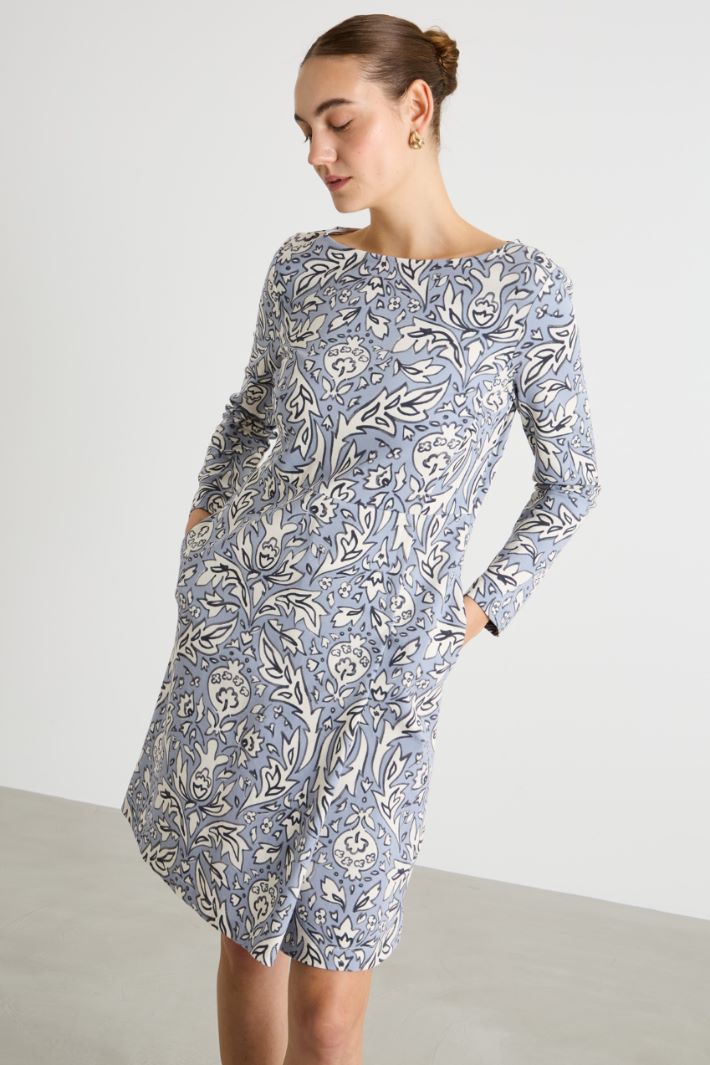 Printed jersey dress Intrend - 2