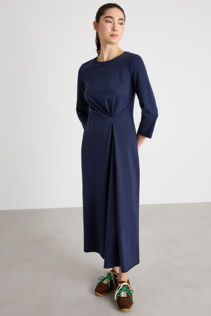 Abito in jersey drappeggiato in vita Intrend - 2