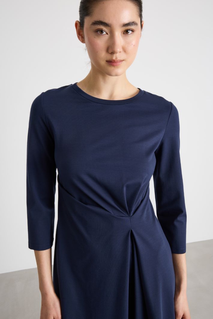 Abito in jersey drappeggiato in vita Intrend - 3
