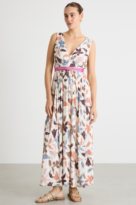 Stretch-jersey maxi dress Intrend