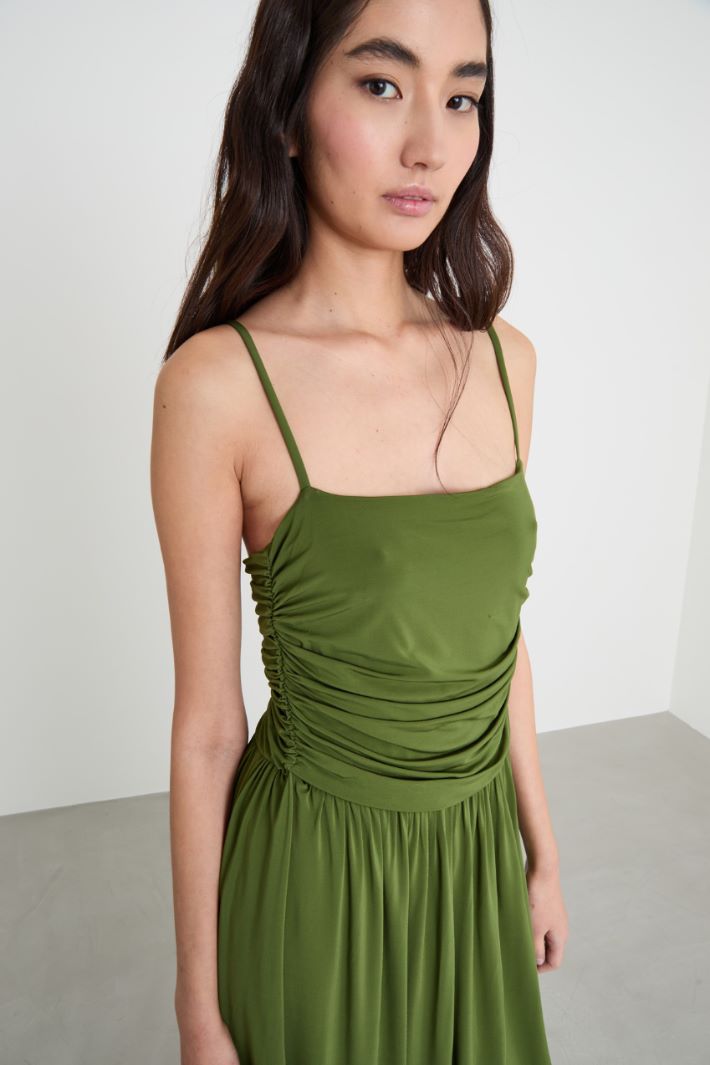 Draped jersey dress Intrend - 3
