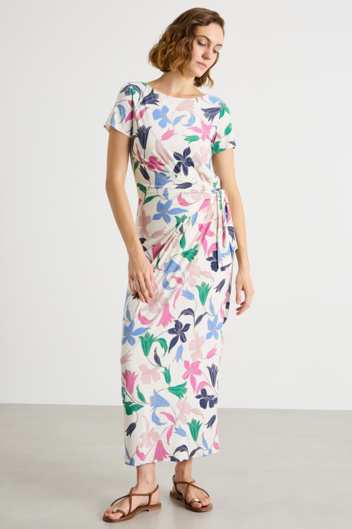 Side-knot long dress Intrend - 2