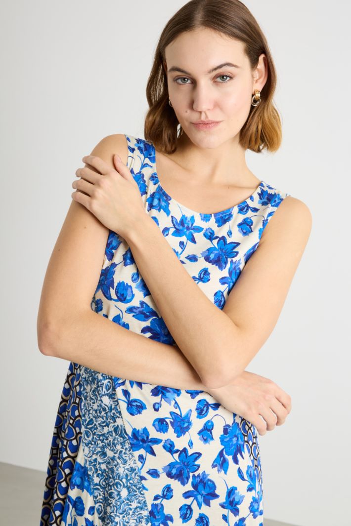 Printed jersey dress Intrend - 3
