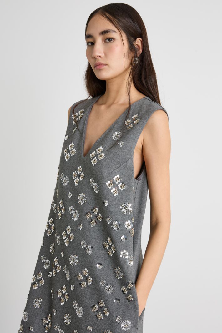 Sequinned jersey dress Intrend - 3