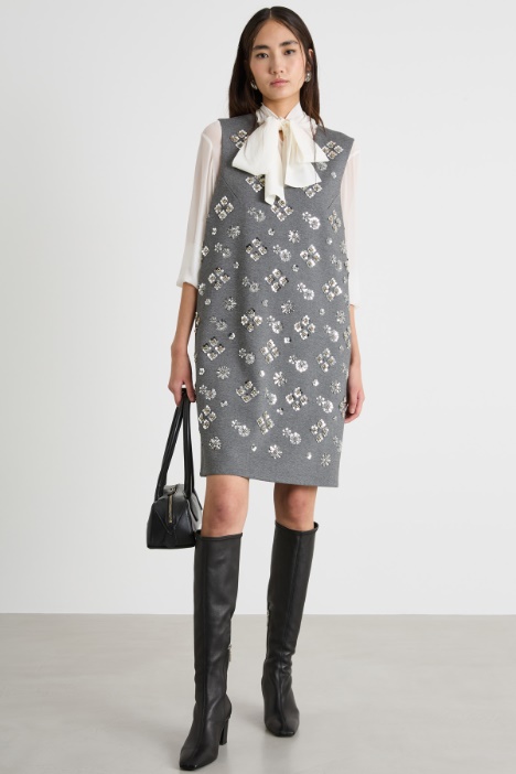 Sequinned jersey dress Intrend