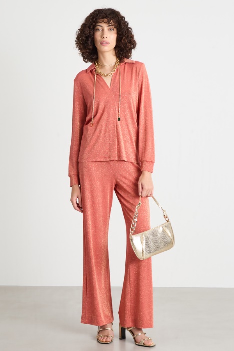 Laminated jersey set Intrend