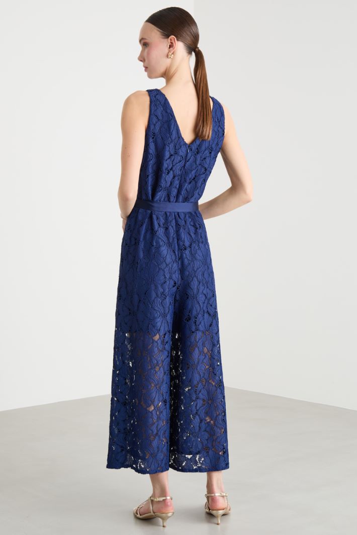 Rebrodé Lace Jersey Jumpsuit Intrend - 4
