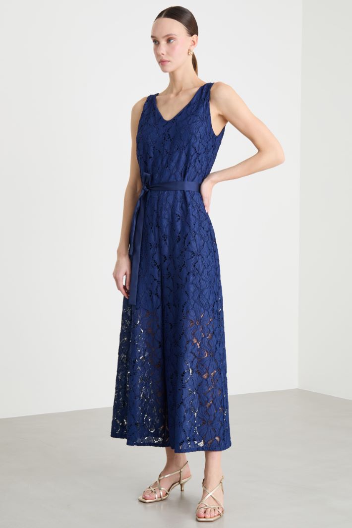 Rebrodé Lace Jersey Jumpsuit Intrend - 2