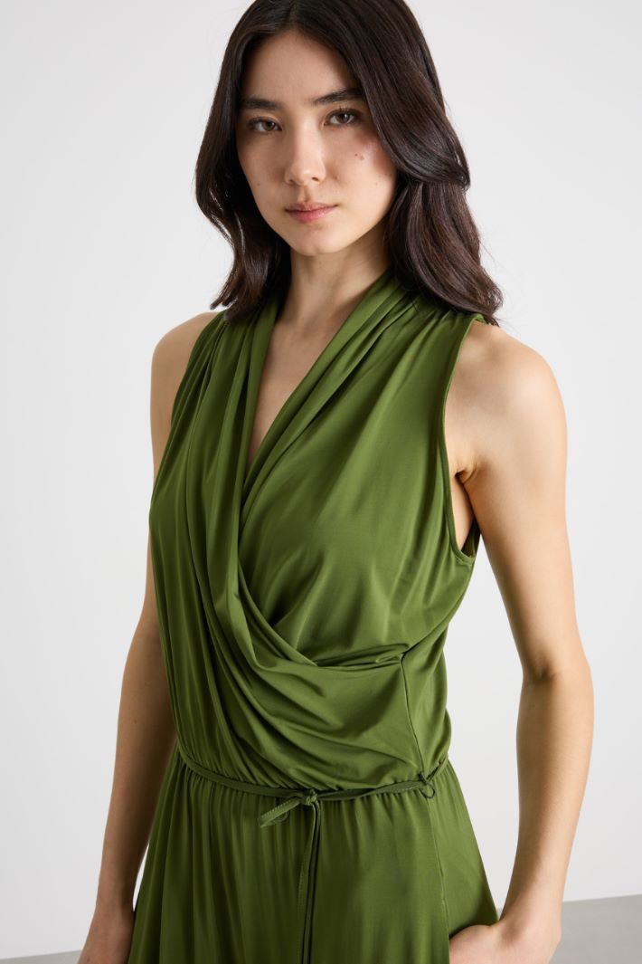 Stretch viscose jersey jumpsuit Intrend - 3