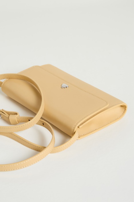 Pouch porta telefono in pelle