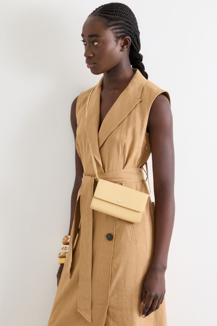 Leather phone pouch Intrend - 4