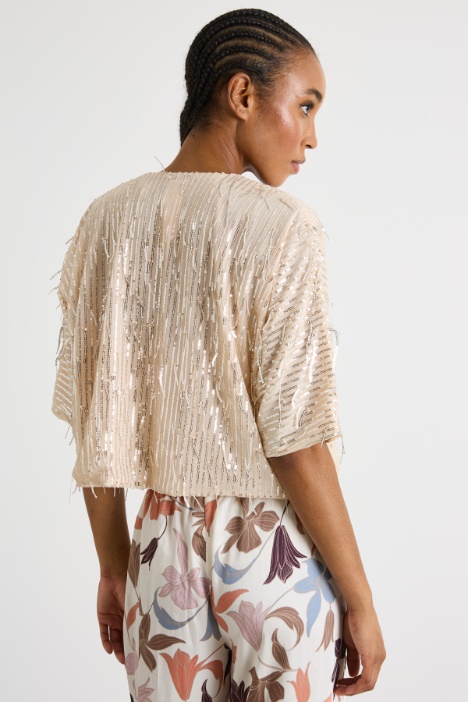 Coprispalle con strass