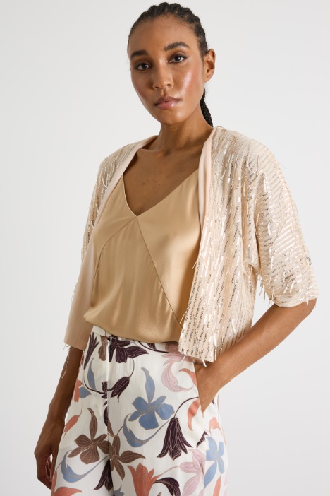 Rhinestone bolero Intrend