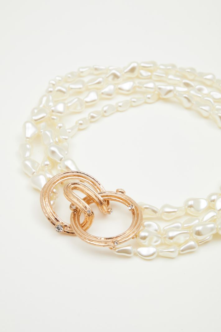 Collana multifilo con perle Intrend - 2