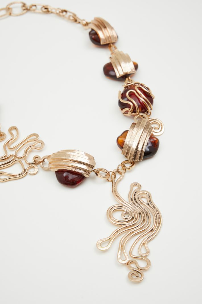 Resin stone choker Intrend - 2