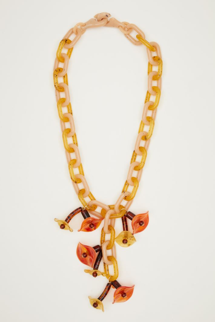 Resin necklace Intrend