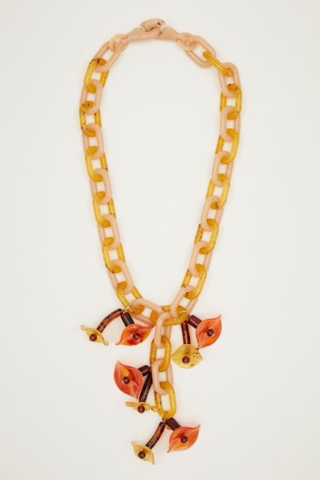 Resin necklace Intrend