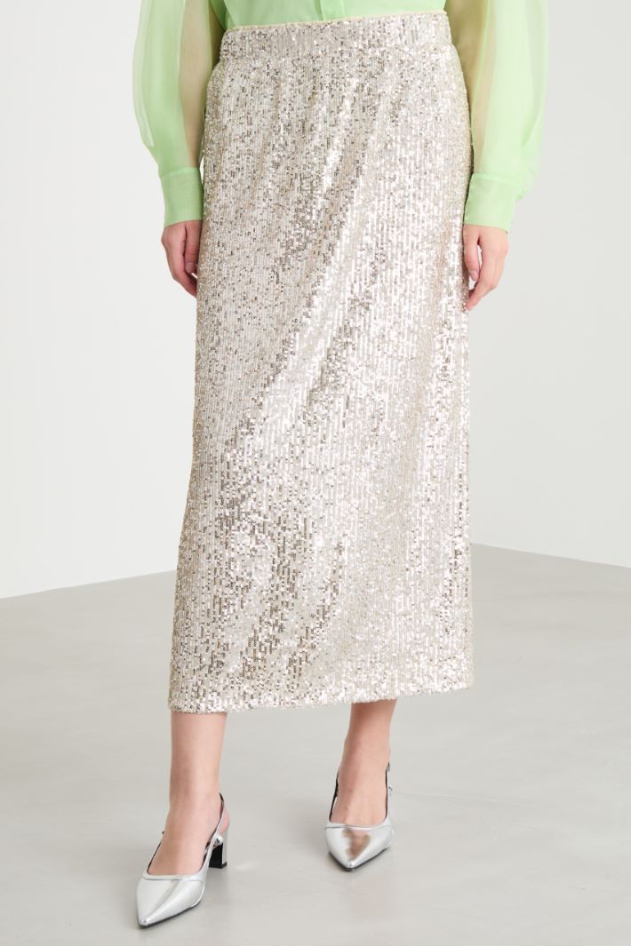 Embroidered tulle skirt Intrend - 2