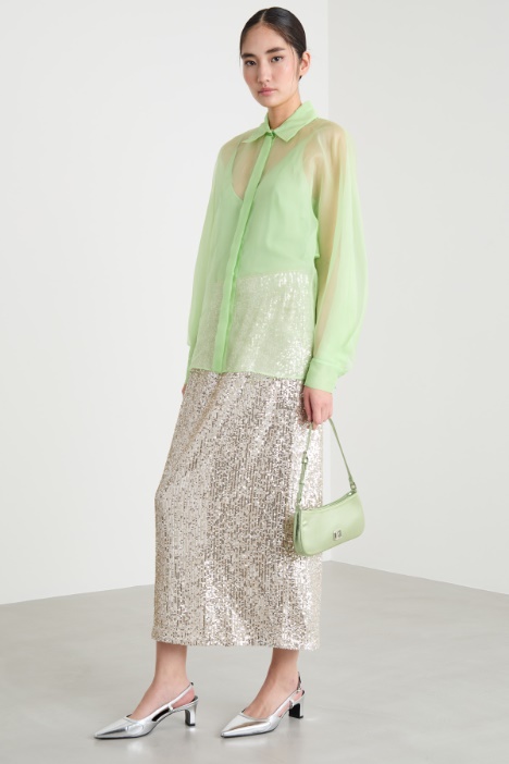 Embroidered tulle skirt Intrend