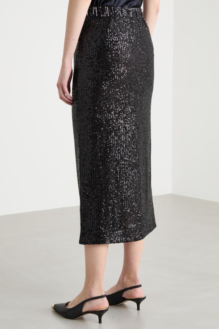 Embroidered tulle skirt Intrend - 4