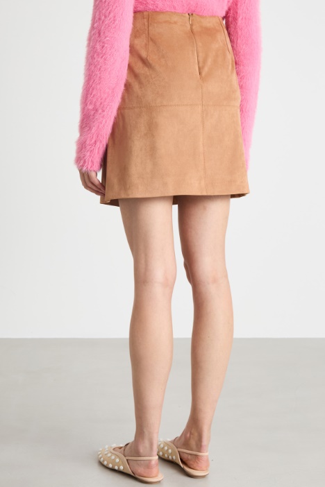 Minigonna in tessuto stretch