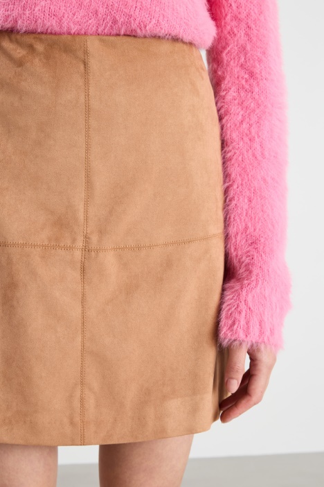 Minigonna in tessuto stretch