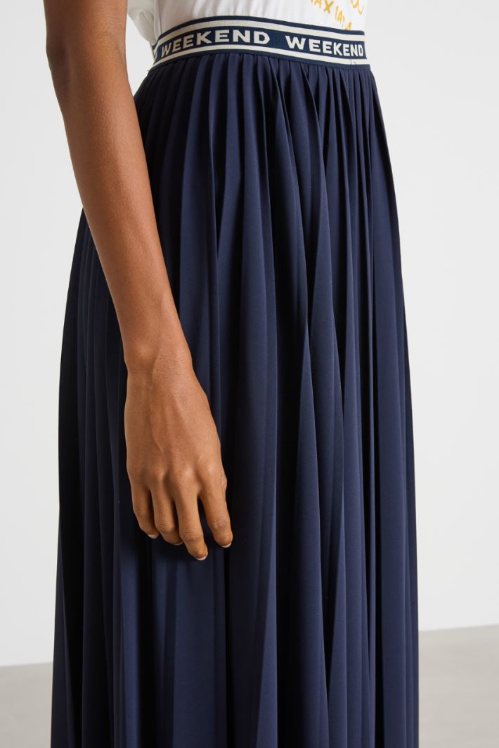 Plissé jersey maxi skirt Intrend - 3