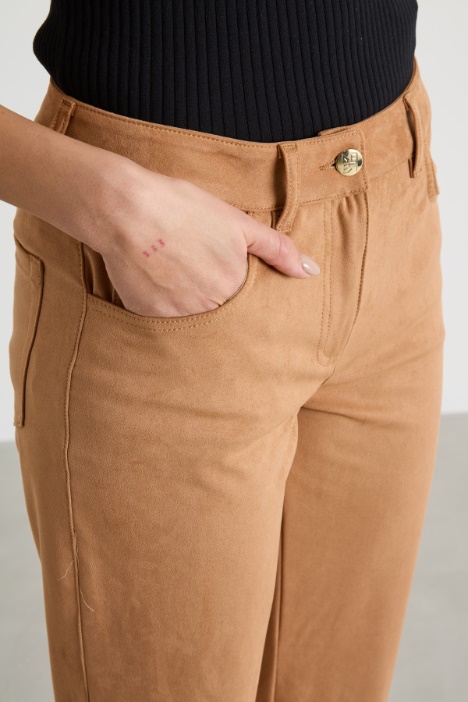 Pantalone in tessuto stretch