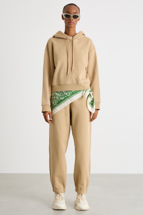 Cotton jersey joggers Intrend