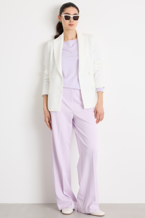Straight-fit trousers in stretch jersey Intrend