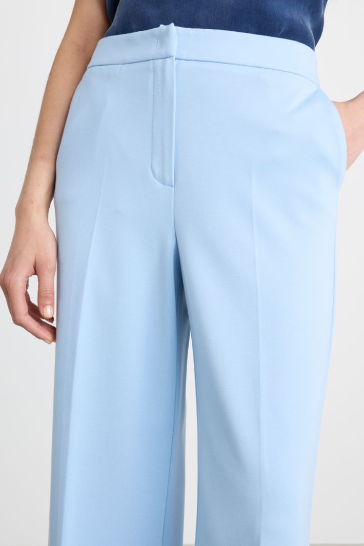 Pantalone dritto in jersey stretch Intrend - 3