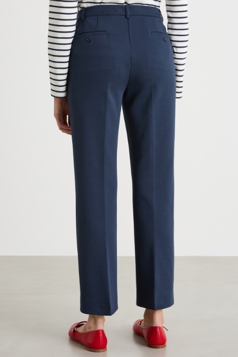 Pantalón recto tobillero