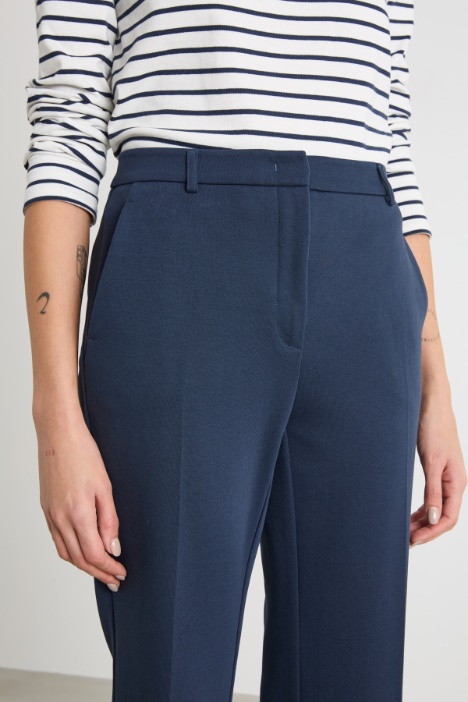 Pantalón recto tobillero