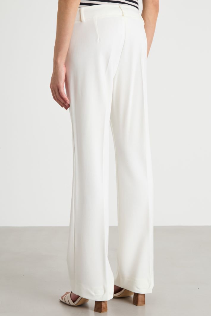 Straight-fit jersey trousers Intrend - 4