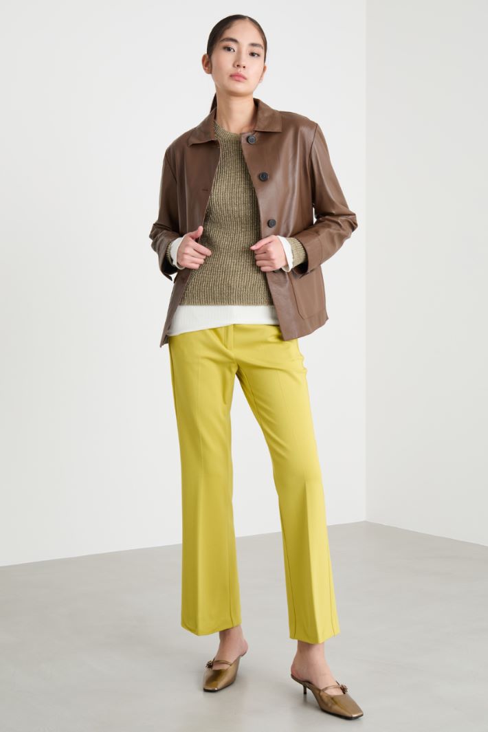 Straight-fit jersey trousers Intrend