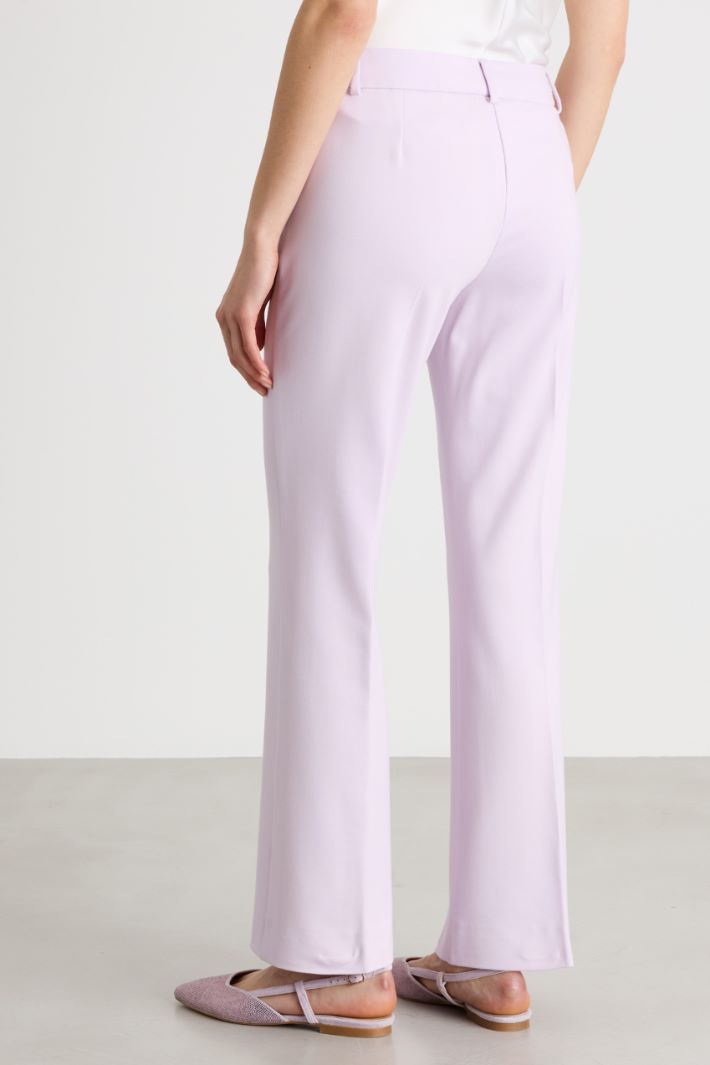 Pantalone dritto in jersey Intrend - 4
