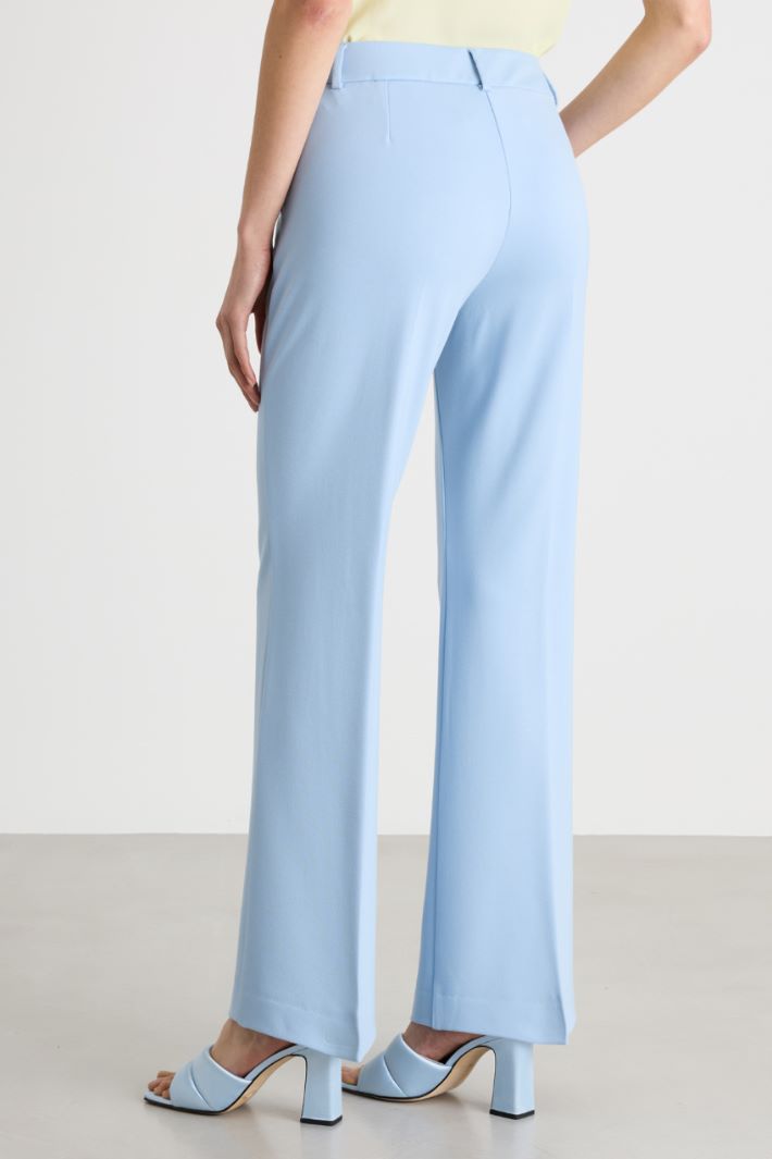 Pantalone dritto in jersey Intrend - 4