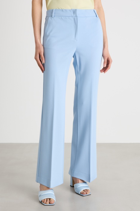 Pantalón recto de punto